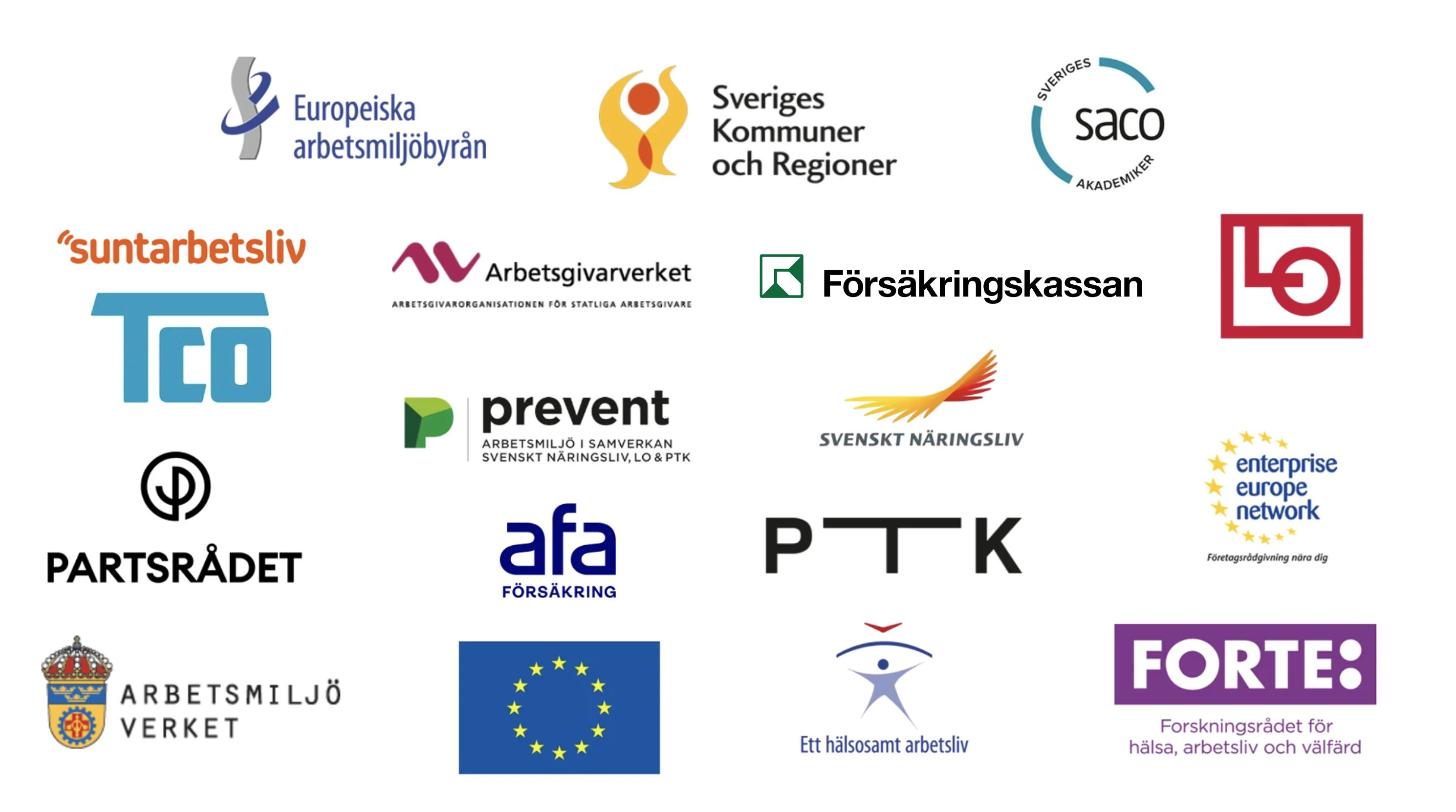 Logotyper från arrangörer